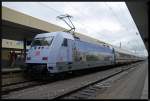Und wieder ist eine neue Werbelok auf deutschen Schienen unterwegs. 101 016-4 wirbt seit neuestem fr eine Stdtereise mit  DERTOUR  nach Wien und hlt am 03.07.2013 mit dem IC 2217 in Mannheim.