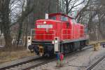 294 640-8 beim Rangieren in Memmingen am 19.03.11.