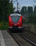 Tele auf den 1440 823-1 bei der Einfahrt in Mönchengladbach Lürrip am 28.7.2015