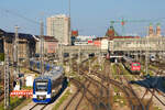 VT 493+xxx als RB56 nach Lenggries am 21.08.2022 in München Hbf. 