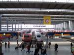 BR 101 und ICE 3 in Mnchen Hbf am 01.03.2009