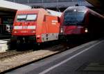 Railjet 67 Mnchen Hbf nach Budapest   Mit Schiebelok 1116 210-4 und   Steuerwagen 80-90 706  Am Sonntag 02.August 2009   planmige Abfahrt 13:26 Gleis 13