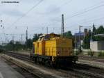 710 966-3 als Lz bei der Durchfahrt in Mnchen-Heimeranplatz, 14.08.2010