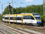 EUROBAHN  VT 3.07 als RB von Bielefeld - Warendorf in Münster Hbf, 31.08.2022