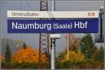 Herbst in Naumburg (Saale) Hbf.