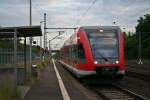 946 701-9 war am Abend des 20.06.14 als Lr auf dem Weg nach Frankfurt. Hier konnte ich den Triebwagen am Autozug-Bahnsteig in Neu-Isenburg aufnehmen.