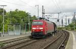 EG 3105 durchfährt am 10.07.2023 den Bahnhof Neumünster