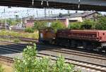 Aus dem Archiv: Am 11.07.2014 erwischte ich die damalige Rangierlok der Verkehrsbetriebe Nordhausen unterhalb der Zeppelinbrücke beim Rangieren