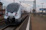 Abellio 442 112 mit der RB51 hat so eben den Endbahnhof Nordhausen erreicht. 30.12.2015