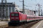 143 215 mit der S2 Nürnberg Hbf 05.08.2018