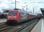 101 037  Klagenfurt am Wrthersee  steht am 28.Mai 2012 mit dem MNX nach Mnchen Hbf in Nrnberg.