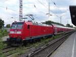 146 112 mit RE2 nach Düsseldorf in Osnabrück Hbf Po, 19.08.2022