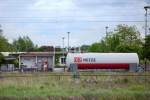 DB Tankstelle des Bahnhofs Pasewalk. - 30.05.2015 - Vom Weg der ehem. Ladestrasse aufgenommen.