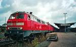 Fotoscan: 218 837 und 218 836 mit IC2064 in Plauen ob. Bf., 7.8.06.