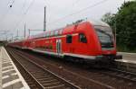 Hier ein RE1 (RE18181) von Brandenburg Hbf. nach Frankfurt(Oder), dieser Zug stand am 1.5.2014 in Potsdam Park Sanssouci. Zuglok war 182 007.