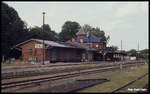 Bahnhof Putbus am 3.10.1991