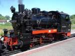 BR 99,  Rasender Roland  ,am Bahnhof in Putbus/Insel Rgen,
Juni 2006