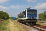 21.5.2016 Putbus. Ausgestellte 155 045 