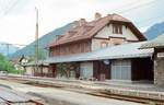 09.05.1993, Bahnhof Ruhpolding, Endpunkt der von Traunstein hierher führenden Strecke 