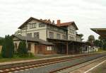 04. September 2010, Der Bahnhof Themar an der KBS 569 Sonneberg - Meiningen.
