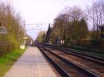 Blick auf den Bahnhof von Prisdorf. 13.04.08