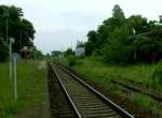 Bahnhof Langenweddingen (Richtung Magdeburg)  Quelle: Ronny Hohmann http://www.langenweddinegn.wb3.de