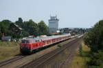 218 448 verlsst am 3.7.10 den Bahnhof Baddeckenstedt gen Hannover.