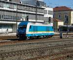 Alex 223 069 hat ihren Zug aus Hof gebracht ubd rangiert auf dem Regensburger Hbf.