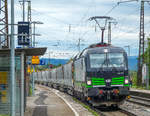 193 761 bespannte am 15.06.2020 eine Sonderleistung als DGS 47917 (Neuenburg - Lenzing), hier zu sehen bei der Vorbeifahrt im Bahnhof Riegel-Malterdingen (17:37 Uhr; Bild bearbeitet).