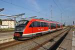 642 579-6 fährt am 20.5.2017 als RB12 (RB13249) nach Graal-Müritz aus dem Rostocker Hauptbahnhof aus.