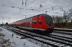 RE1 (RE92307)  Hanse-Express  erreicht am 15.1.2017 von Blankenberg(Meckl) den Rostocker Hauptbahnhof.