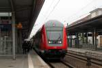 RE 7 (RE 4379) von Wismar nach Ludwigslust geschoben von der 112 117-7 in Schwerin Hbf am 21.05.2013