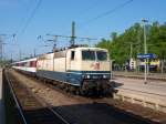 181.211 mit Ic 181 in Singen Hohentwiel am 22.4.11 bei der Einfahrt aus Stuttgart  