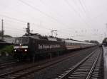 Am veregneten 5 Oktober 2009 steht die Mrklin 120er im Solinger Hauptbahnhof mit IC 2620.