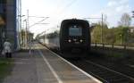 IC3  5081 der DSB von Padborg nach Hamburg bei der Durchfahrt durch den Bahnhof Tornesch am 21.04.2011