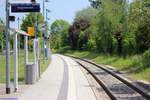 Bahnhof Überlingen-Nußdorf an der Bodenseegürtelbahn zwischen Friedrichshafen und Radolfzell gelegen.