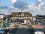 Empfangsgebude des Bahnhof Westerland
Gesehen vom Parkhaus am ZOB