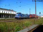 152 137 steht kalt in Wismar am 21.Juli.09