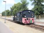 100 547 stand am 04.07.2009 in Wittenberge beim Bahnhofsfest rum.