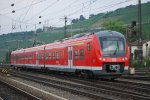 Triebwagen DB 440 801-9 rangiert in Wrzburg Hbf (28.07.11).