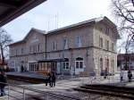 Bahnhofsgebude von Zwiesel(Bay; incl.