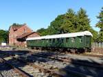 Bahnhof Darfeld an der 1984 stillgelegten Strecke Rheine - Coesfeld am 19.07.16