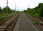 3.6.2007 Lindau, Sachsen Anhalt. Kanonenbahn / Berlin - Blankenheimer bzw. Wetzlarer Bahn. Blickrichtung Nord.