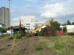 Am 04.06.07 wurde der Gterbahnhof Neu-Isenburg Stadt langsam abgerissen 