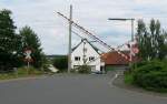 Bahnbergang Unterhaun Juni 2008.