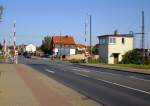 Bahnübergang Freiherr-von-Stein Straße in Nordhausen 23.09.2007.