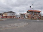 Auch in Teterow wurde,am 20.März 2016,extra ein Zwischenstop eingelegt,wo ich den dortigen Bahnübergang mit dem Stellwerk B2 an der Osteinfahrt fotografierte.