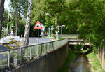 4 x B. - Bach-Brücke-Bäume-Bahnübergang - in Odendorf 21.05.2016