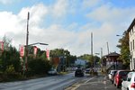 Auch an diesem Bahnübergang in Walheim sind noch die alten Bundesbahn Schranken vorhanden.