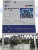 Neubau der Kehler Rheinbrcke.